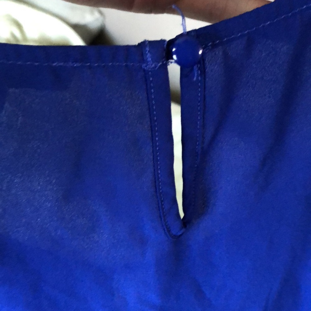 Royal Blue top in great condition - Picture 4 of 4